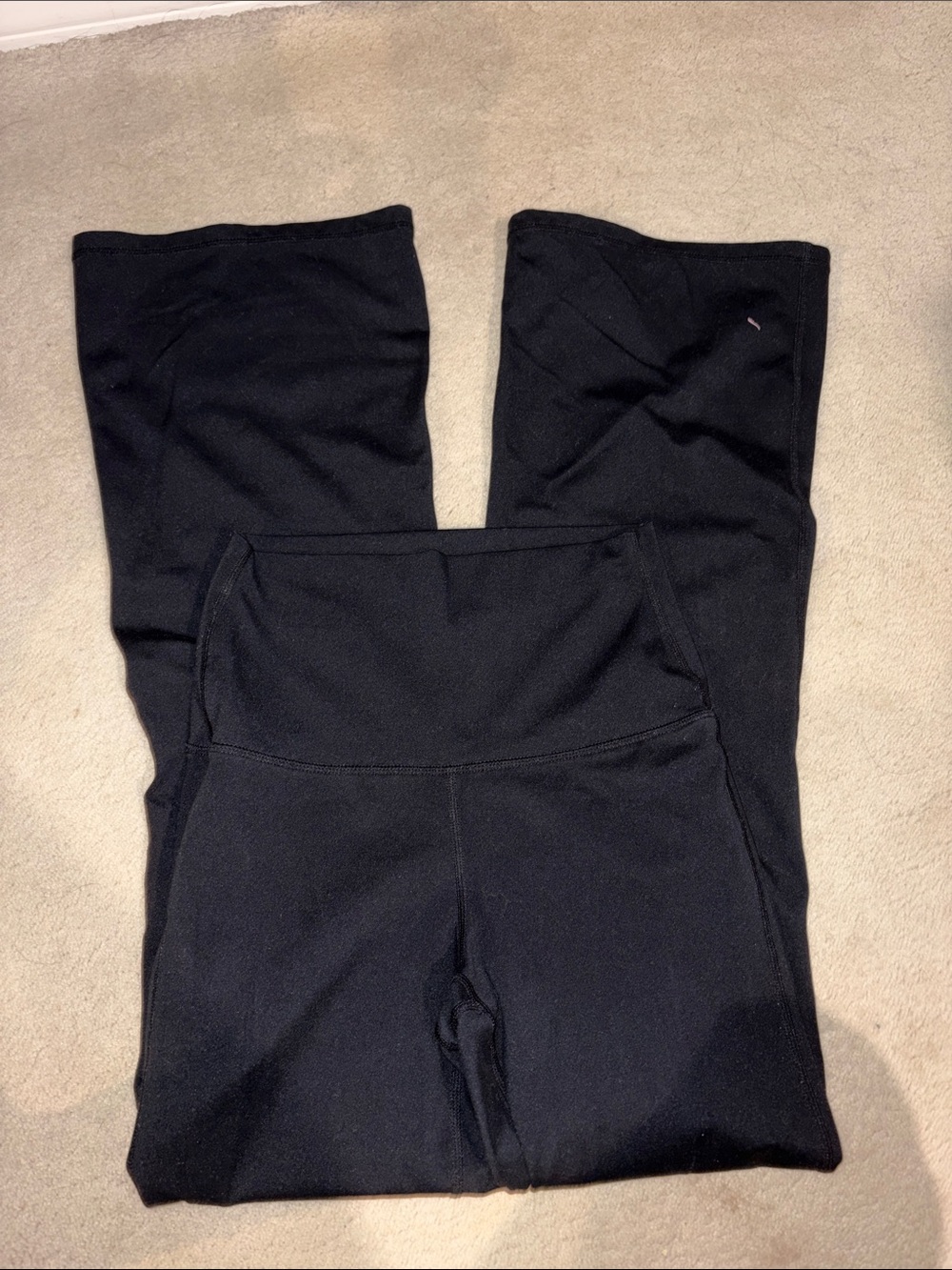 Yogalicious Black Wide-Leg Yoga Pants